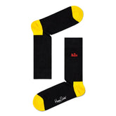 Happy Socks Black Cotton Sock -   -  Happy Socks.